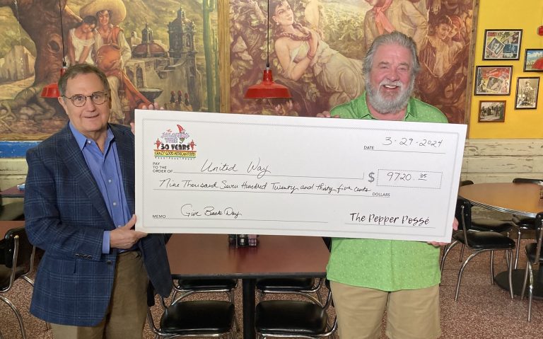 The Jalapeño Tree Donates More than $9,700 to United Way in Annual Give Back Event